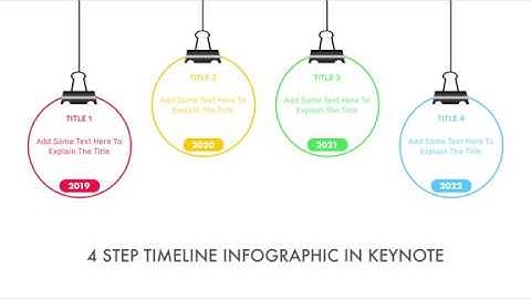 #075 CIRCULAR TIMELINE Infographic Presentation Graphic Design Keynote Principle #StayHome #WithMe