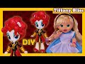 Diy custom queen of hearts my little pony repaint  alice in wonderland baby alive art doll makeover