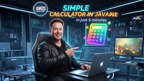 Java Calculator in 5 minutes Tutorial for Beginners | Build Your First Java Project | AWDS #java #py