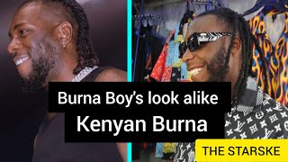 Burna Boy's look alike. The Kenyan Burna
