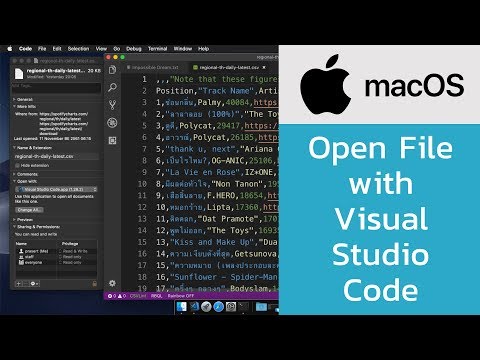 สอนใช้ mac: เทคนิคการเปิดไฟล์ด้วย Visual Studio Code