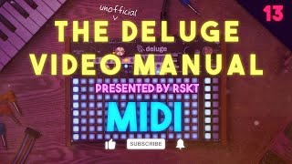 The Deluge Video Manual 13 - Midi