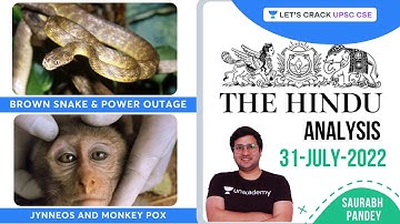 The Hindu Editorial Analysis | 31st July 2022 | Saurabh Pandey | Let