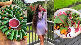 My Birthday Feast! 🌺🌱 Raw Vegan Dinner Party 🎂 Recipes &amp; Vlog