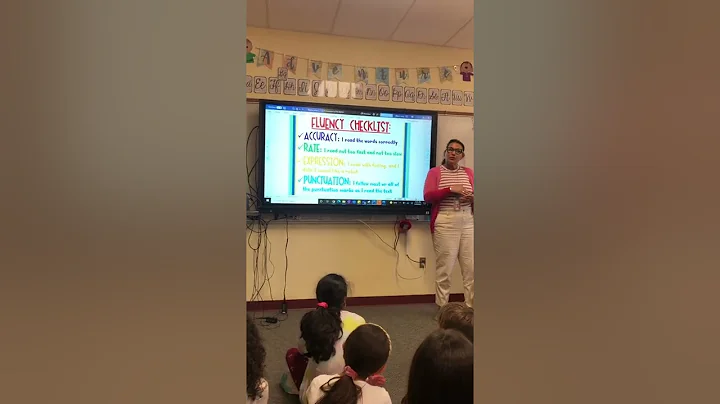Beginning of fluency lesson