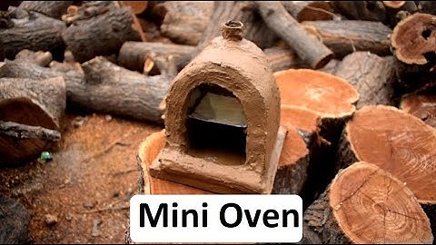 Mini Firewood Pizza Oven Bricks and clay