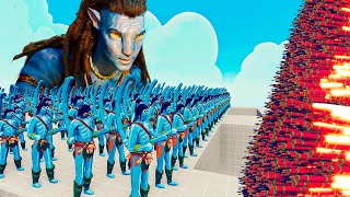 100x AVATAR NA'VI + 1x GIANT vs 3x EVERY GOD - Totally Accurate Battle Simulator TABS