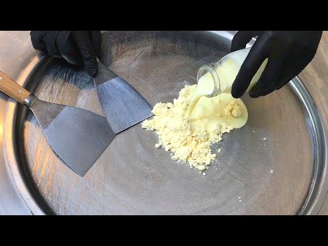 protein-ice-cream-rolls-|-how-to-make-ice-cream-with-vanilla-whey-protein-powder---dessert-|-asmr