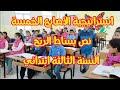 تطبيق استراتيجية الأصابع الخمسة على نص بساط الريح السنة الثالثة ابتدائي