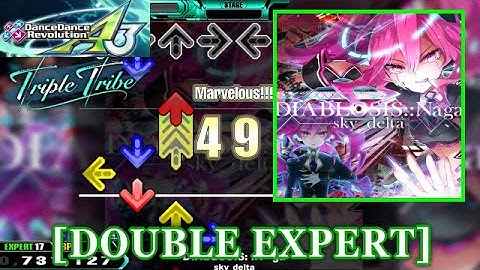 【DDR A3】 DIABLOSIS::Nāga / sky_delta [DOUBLE EXPERT] 譜面確認+Clap