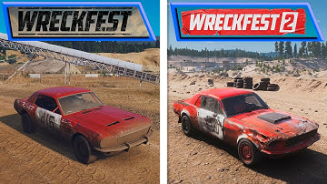 Wreckfest vs Wreckfest 2 | Car Damage, Physics & Graphics Comparison