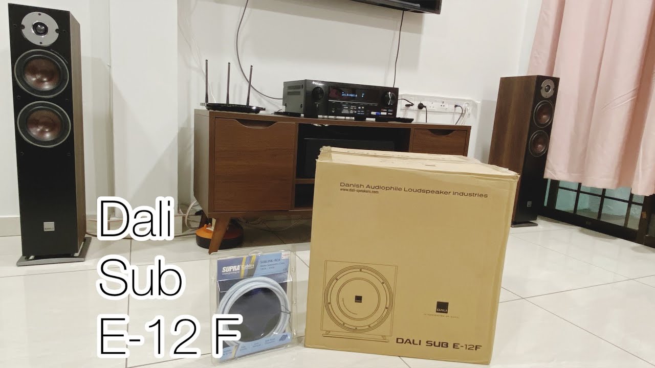 Unboxing \u0026 Setup Dali Sub E-12 F (Home Theatre Subwoofer)