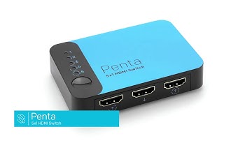 Penta 5x1 HDMI Switch - 5 inputs 1 output