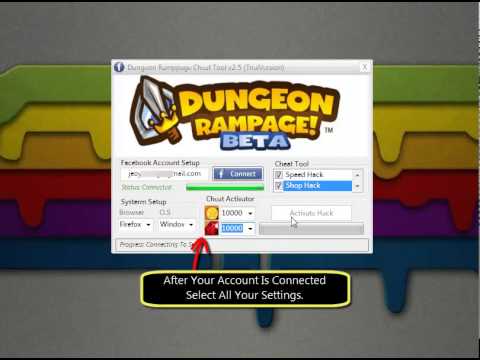 Dungeon Rampage Cheat Tool Tutorial