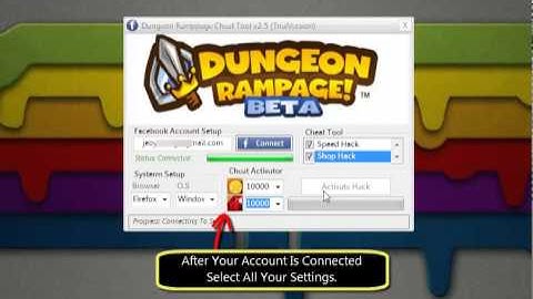 Dungeon Rampage Cheat Tool   Tutorial