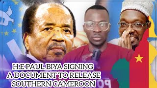 🇨🇲ISSA TCHIROMA: Why He Can't Be President~ H.E Paul Biya Signing A Document_Southern Cameroon Smile