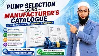 Pump Selection Using Manufacturer’s Catalogue | Step-by-Step Pump Selection Guide | HVAC & MEP