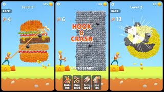 Hook And Crash Mobile Game | Gameplay Android & Apk screenshot 4