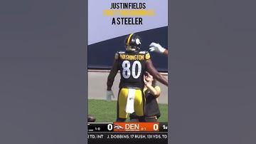 Justin fields first and last touchdown as a steeler