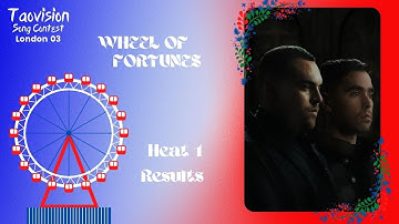 Taovision Song Contest 03 - Heat 1 Results