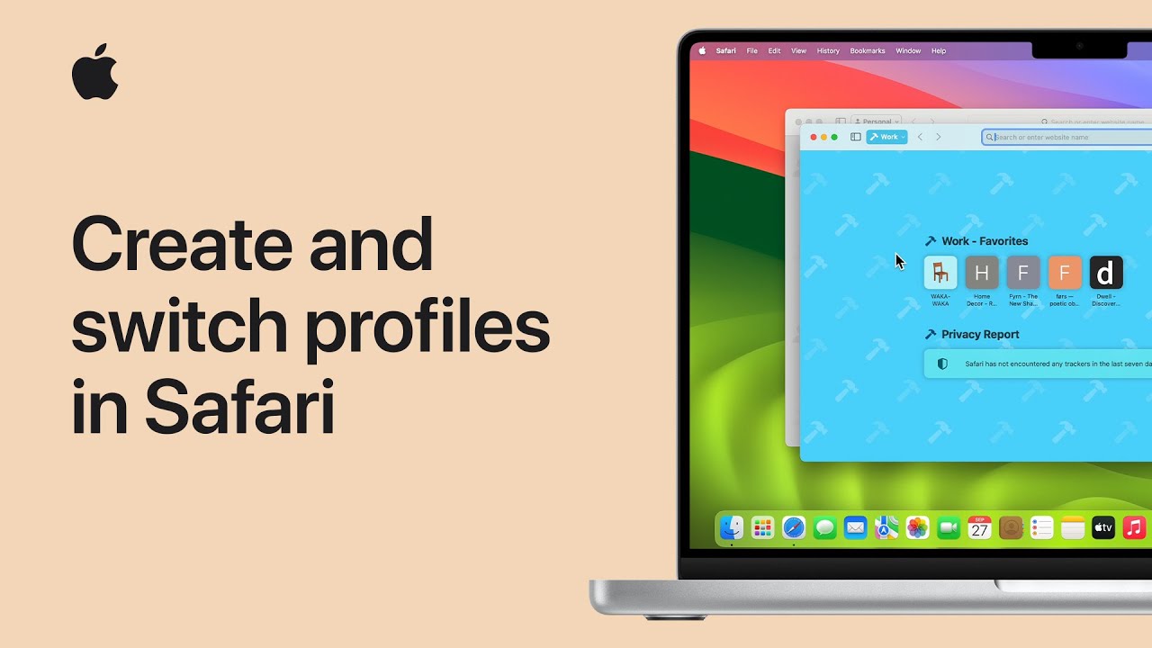 How to create and switch profiles in Safari on Mac