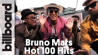 Video thumbnail of "Top 5 Bruno Mars Hot 100 Hits of All Time! | Billboard"