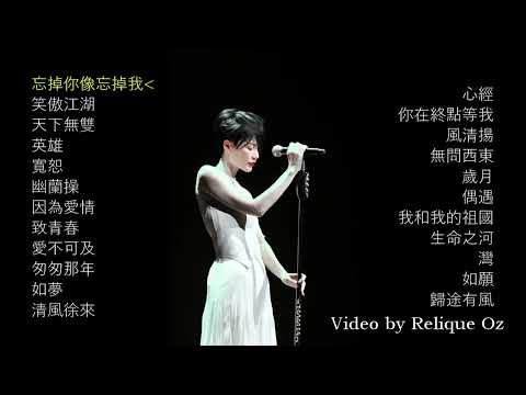 王菲合集 1993-2022年演唱的主題曲/插曲/片尾曲/推廣曲等等