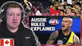 ICE HOCKEY FAN REACTS: A beginner’s guide to Australian Football | AFL Explained