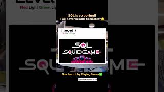 Learn SQL by playing Games. #sql #dataanalytics #sqltips #game