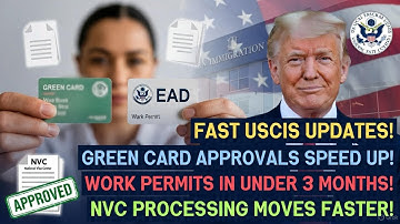 LAATSTE NIEUWS: Nieuwe USCIS-updates deze week: snellere verwerking van Green Cards, werkvergunni...