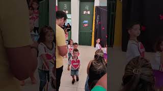 Boy Redirects the Whole Line as He Approaches His Mother
