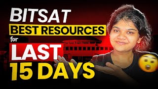 Best Resources to crack BITSAT 2024 🔥 | Best books, Test Series, YouTube channels | Ishikabeee