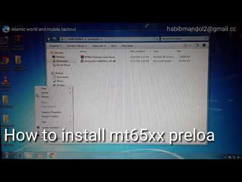 How to install Mtk65xx preloader USB Driver for Windows 7 presenting by mobile technology