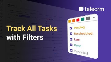 Improved Lead and Task Management | Task Filters | telecrm Feature Update