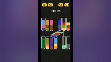Water Sort Puzzle Level 375 Solved