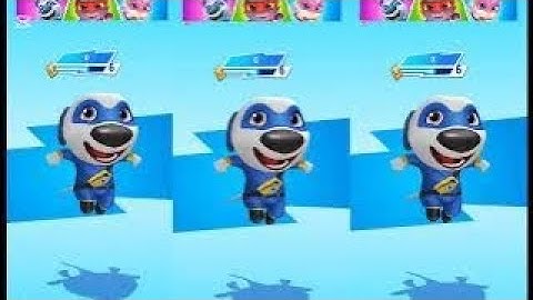 Talking Tom Hero Dash - Hank - 3 x Gameplay Android and IOS