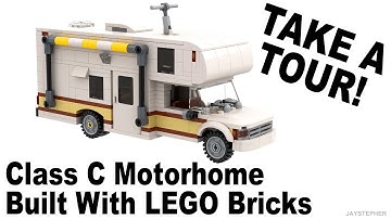 Class C LEGO Motorhome Custom Built MOC Tour