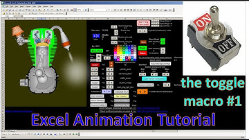 The Start-Pause VBA Macro for Excel Animation Tutorial , part 1
