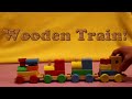 Toy Train Built From Wooden Blocks in Just Two Minutes