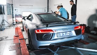 AUDI R8 V10+ DYNO FILM SHOOT!