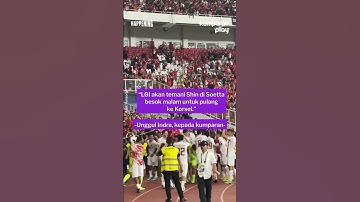 Suporter Akan Antar Shin Tae-yong Pulang ke Korsel