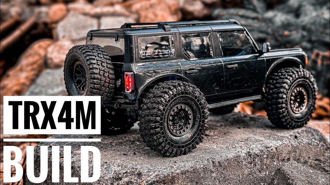 Traxxas TRX4M Bronco BUILD - MORE UPGRADES!! Long Travel Shocks, Body Mods,  Crawling & More! 