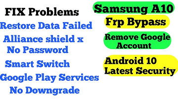 New 2022|All Samsung FrpBypass/Unlock Google Account Lock Android10,Something Went Wrong