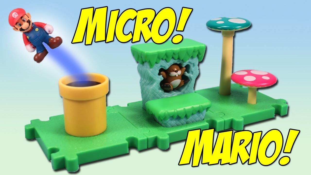New Super Mario Bros U Micro Land Acorn Plains Series 1 1 Youtube
