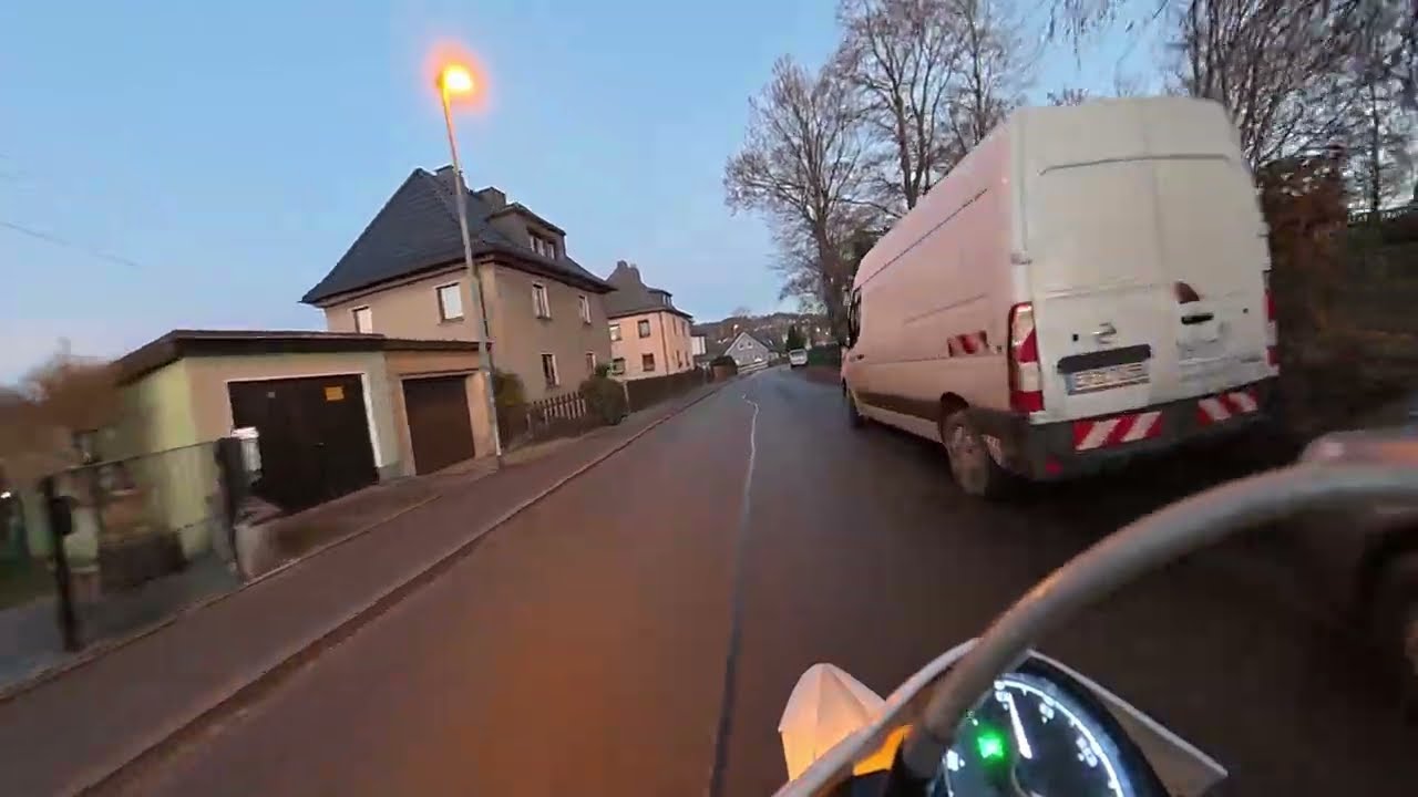 Supermoto Moped Saisonende