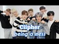 Ciipher bringing chaos to vlive for 6 minutes straight