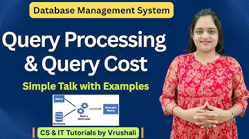 DBMS : Query Processing & Query Cost with Example | DBMS Full Course