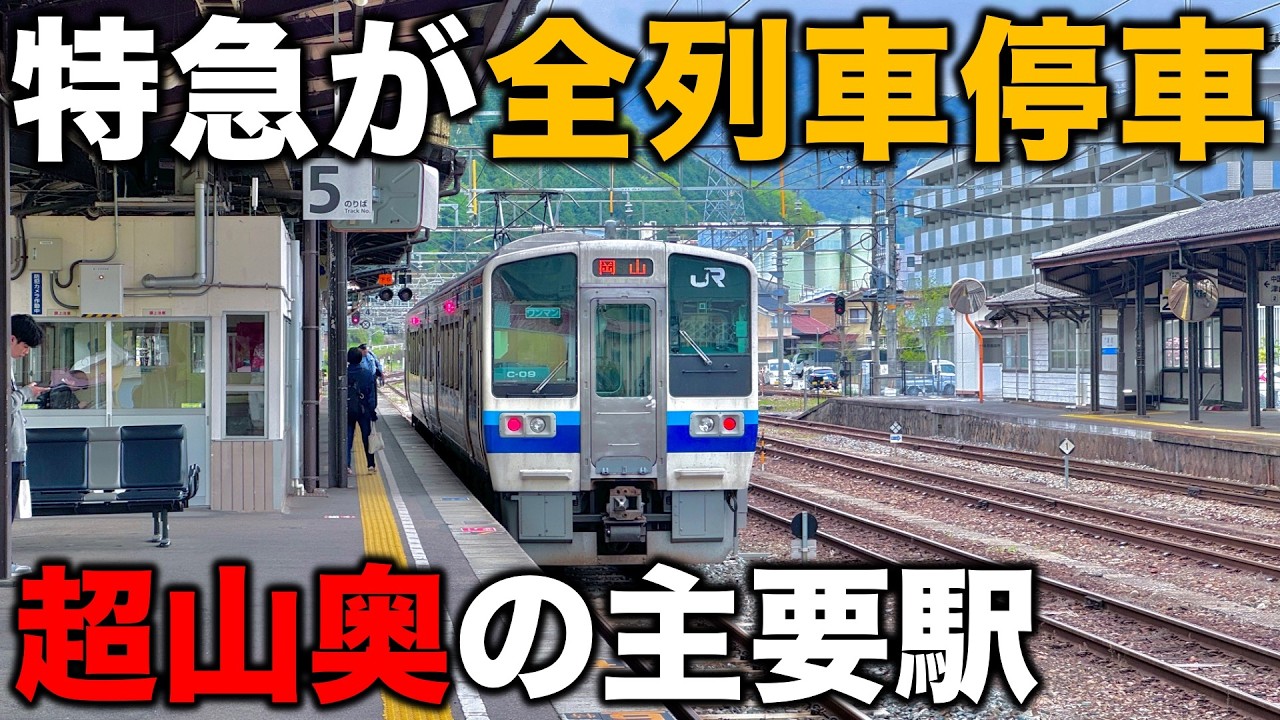 【寝台特急も停車】 超山奥にあるにも関わらず“全ての列車が停車する”謎の途中駅に密着 JR西日本/伯備線/姫新線