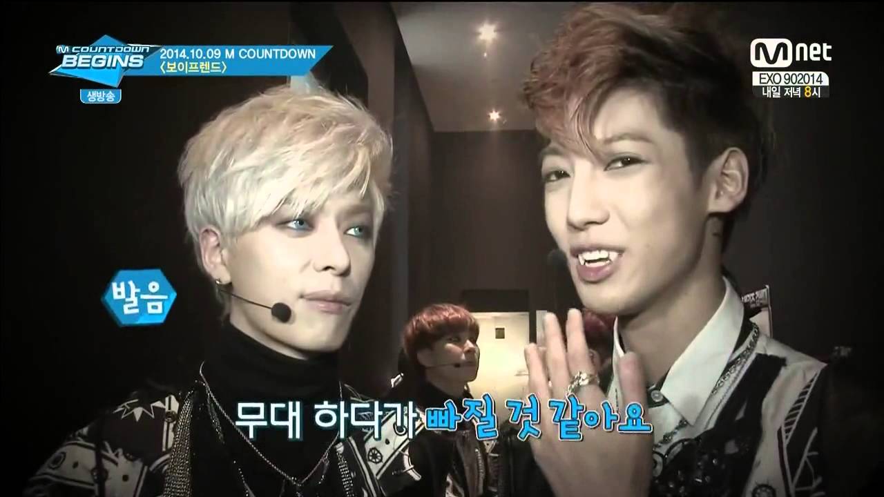[720p] 141016 M COUNTDOWN Begins - 보이프렌드 cut 1