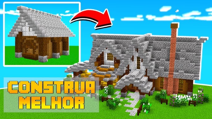 Casas no Minecraft: Como fazer a sua e 20 ideias para se inspirar [GUIA  COMPLETO]